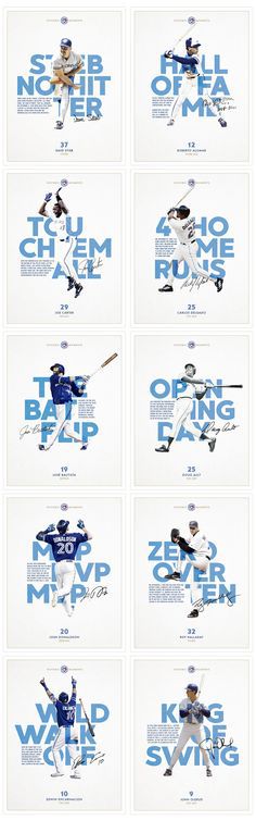 Historic Blue Jays Moments - Poster Series on Behance