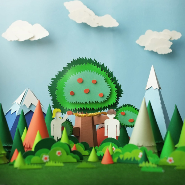 Teasers for Papercraft Campaign on Behance #paper