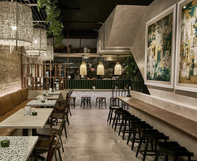 Kolamba Restaurant in Soho, London / Studio Fils
