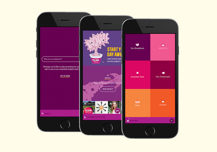 MOMA Website design