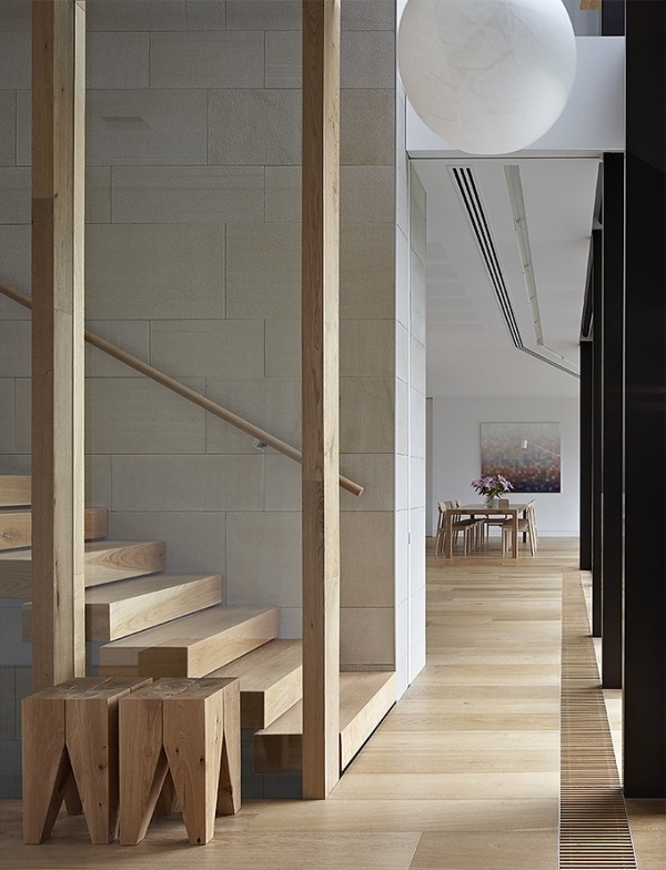 The Cool Hunter - Welcome #interior #staircase #white #wood #natural