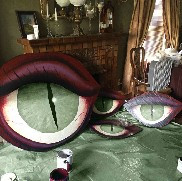 Amazing Decoration House for Halloween #Halloween #Halloween_idea #home_decor #Interior_design