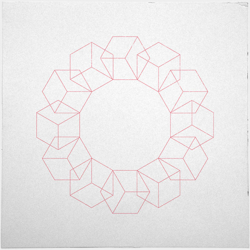 #347 Rolling – A new minimal geometric composition each day