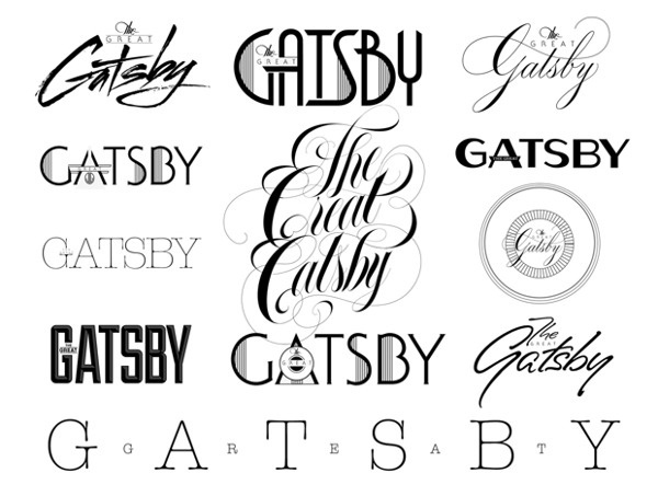 THE GREAT GATSBY #branding #direction #art #deco #typography