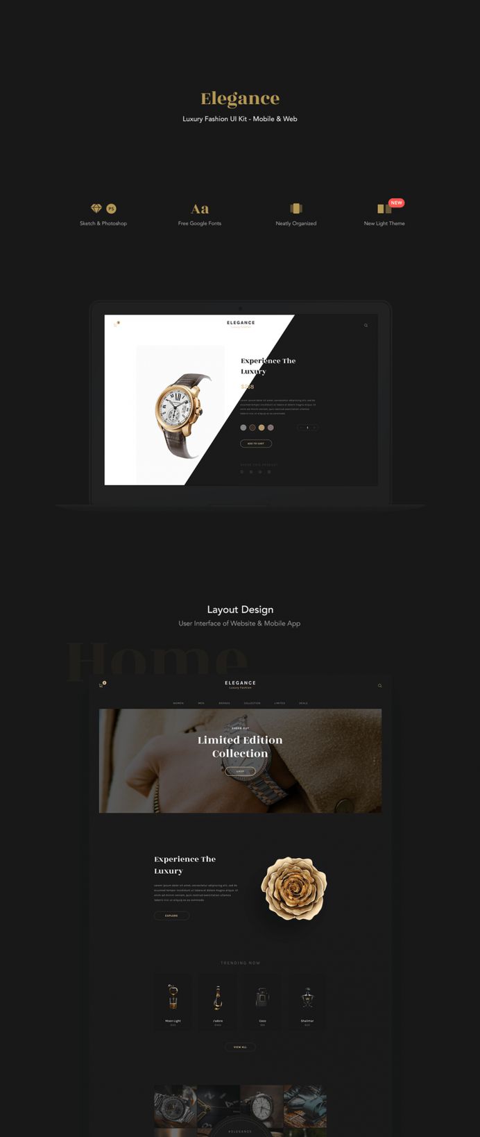 Elegance Fashion UI Kit