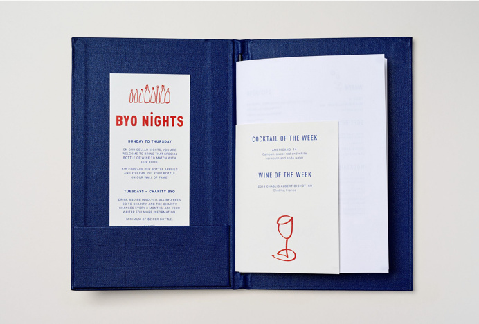 #brand #identity #type #typeface #logo #wordmark #print #menu