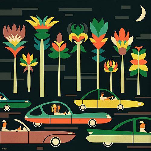 undefined #illustration #cars #iv #orlov #flowers
