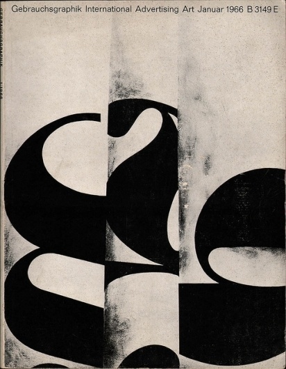 Gebrauchsgraphik No. 1 1966 | Flickr - Photo Sharing! #illustration #design #graphic #typography