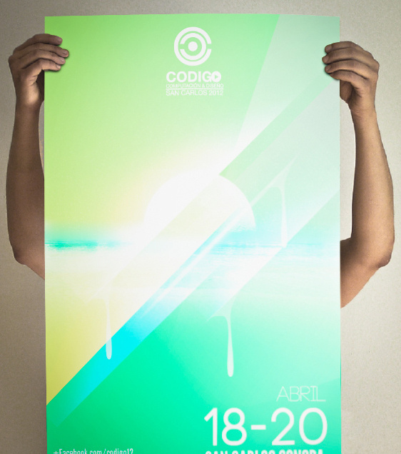 CODIGO on Behance #branding #details #advertising #illustration #poster #cartel #beach #party