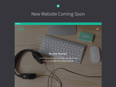 Alyoop Portfolio Website #agency #ux #portfolio #design #image #hero #studio #web
