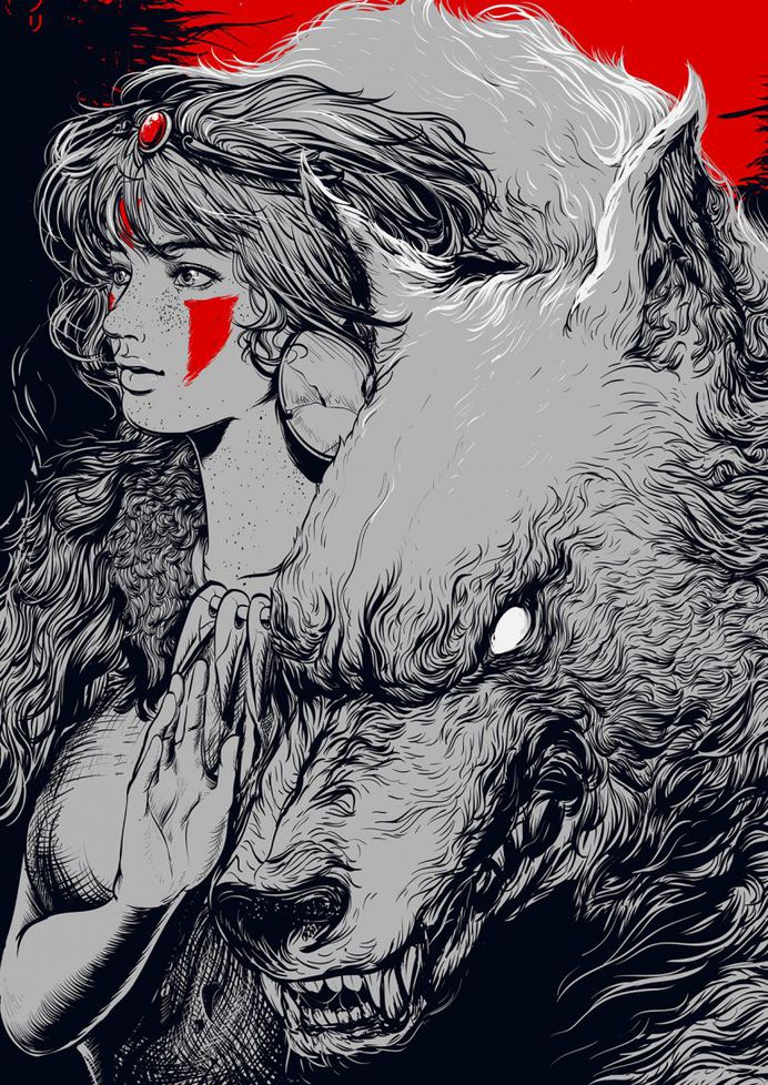 Princess Mononoke by edz Gatdula