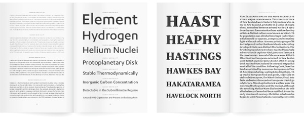Klim Type Specimen No. 01 by Kris Sowersby #specimen #editorial #typography