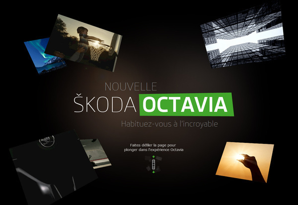 Nouvelle Skoda Octavia #design #web #parallax