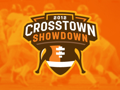 Crosstown_showdown #vector #badge #showdown #crosstown #logo #football