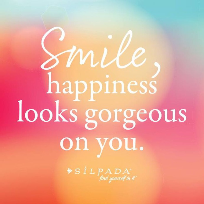 Smile, happiness looks gorgeous on you