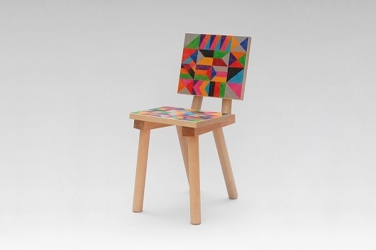 David David x Glass Hill | Clerkenwell Design Week #chair #design #wood #product #mosaic #industrial #colors