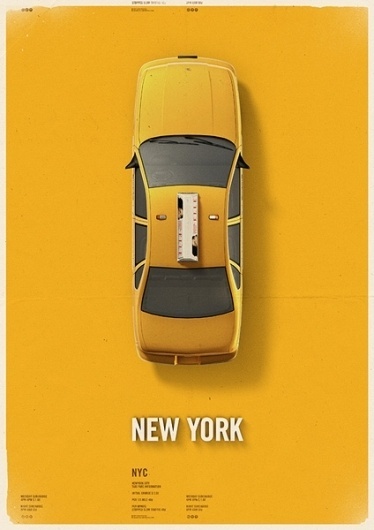 Citycab poster on the Behance Network #mehmet #cab #taxi #poster #gozetik #citycab #car