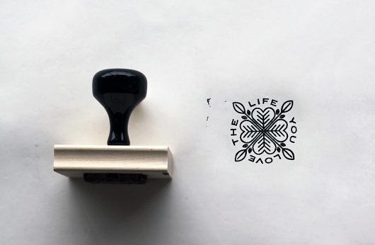 Live To Make #logo #stamp #impress