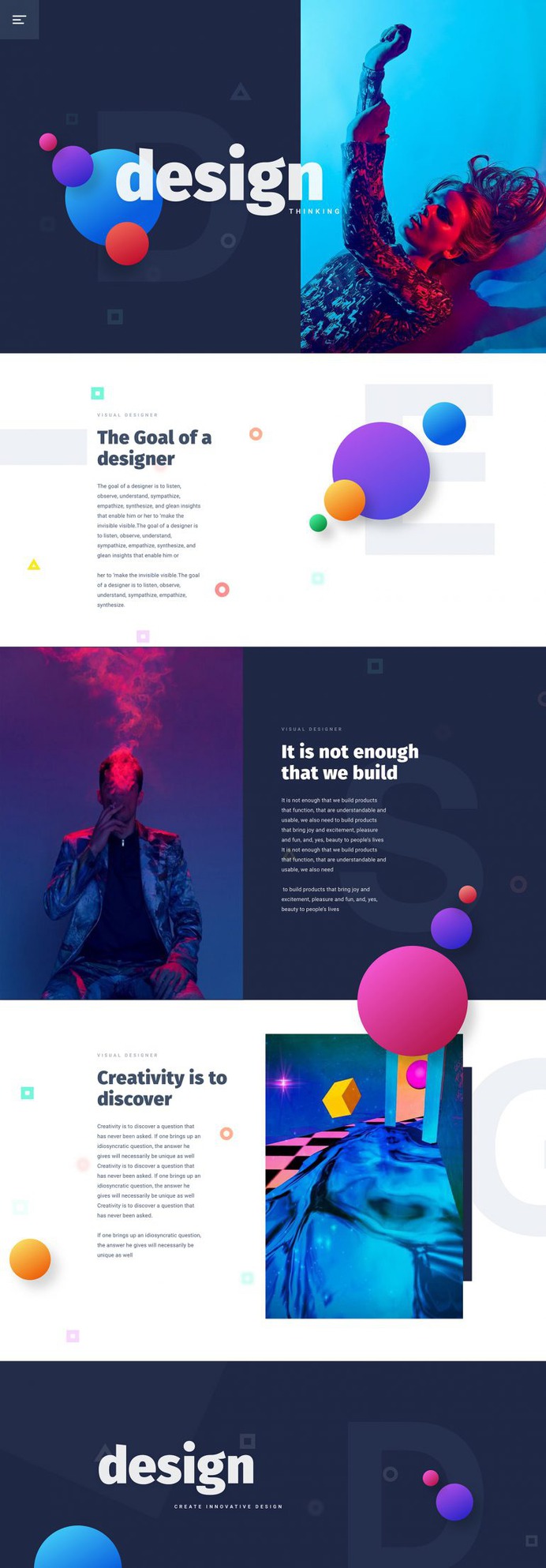 Design is an opportunity to continue telling the story