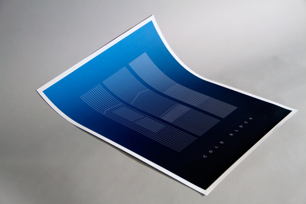 Cold Block on Behance #poster
