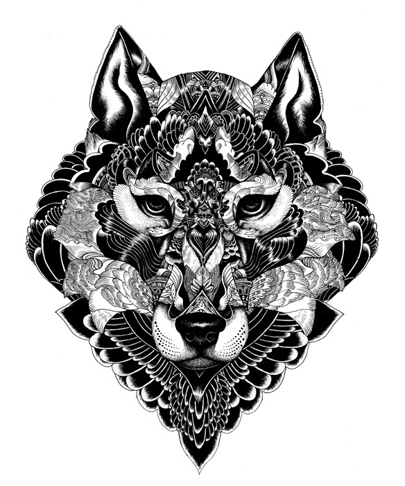 Wildlife, by Iain Macarthur #inspiration #creative #white #design #graphic #black #illustration #and #animal