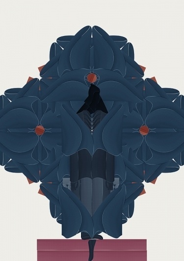 fabric cuts on the Behance Network #illustration #design