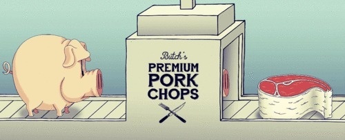 herr heer #illustration #butcher #gif