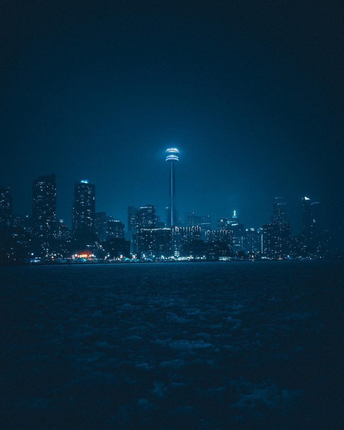 Moody and Cinematic Toronto Cityscapes by Ivan Krivonosov