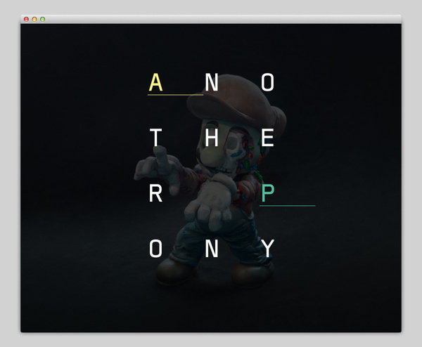 Another Pony #website #layout #design #web