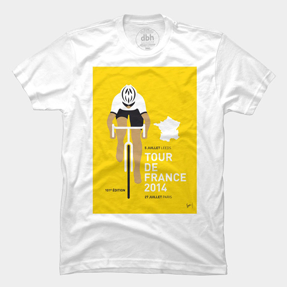 Tour de France T-shirt #fashion #illustration #design #tshirt