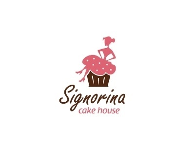 Dribbble - Signorina by Rauf Aliyev #cake #house #rauf #signorina #aliyev #logo