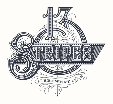 13 Stripes Brewery #brewery #logo