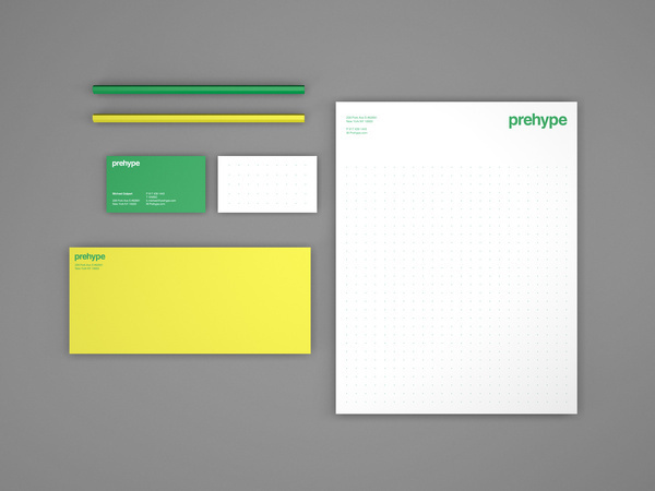 prehype — Athletics — A cross disciplinary creative agency based in New York City #business #card #print #head #letter #stationery #pencil