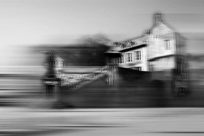 Expressionistic Black and White Architecture Photography by Neda Vent Fischer