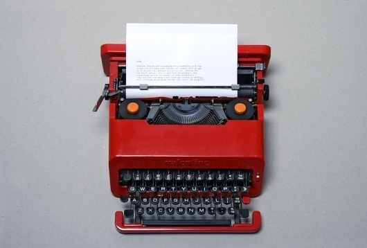 Ryan Dixon #olivetti #1969 #typewriter #valentine