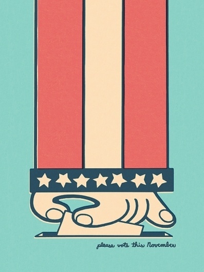 CORY LOVEN #cory #design #illustration #vote #poster #loven