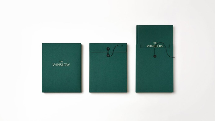 The Winslow branding - Mindsparkle Mag The Winslow designed by Vanderbrand is a premium, boutique residential project by Devron Developments. #logo #packaging #identity #branding #design #color #photography #graphic #design #gallery #blog #project #mindsparkle #mag #beautiful #portfolio #designer