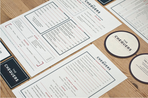 The Chequers #menu