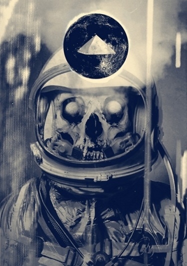 The Fox Is Black #skull #space