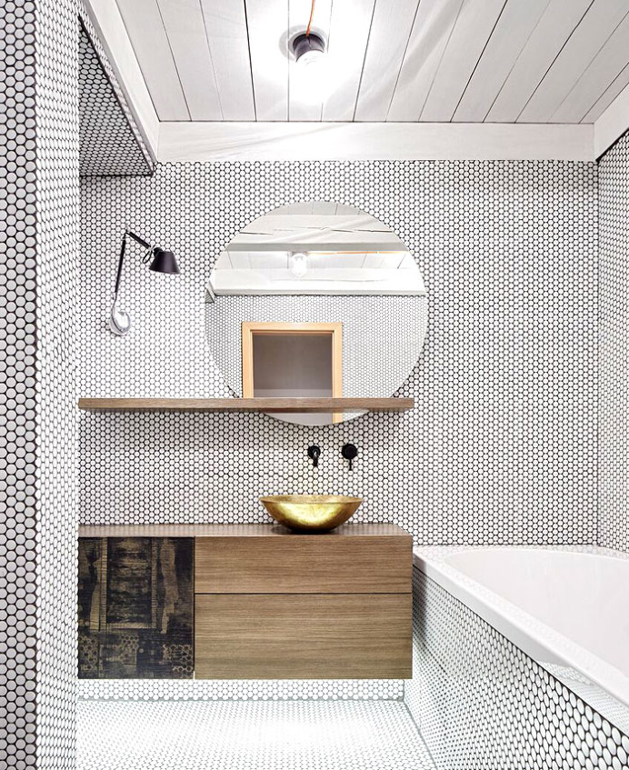 Renovation in Prague by Formafatal - #floor, #rugs, #carpets, #bath,