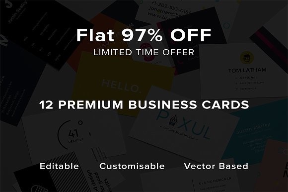 Business card design idea #288: Buy 12 premium business cards