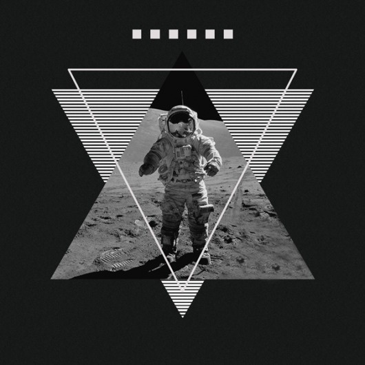 Metric on the Behance Network #design #shapes #space #triangles #moon