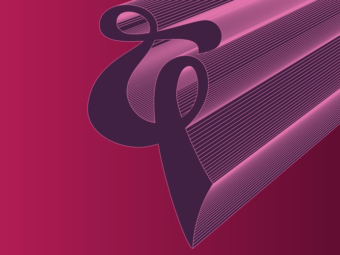 q letterform for 36 days of type