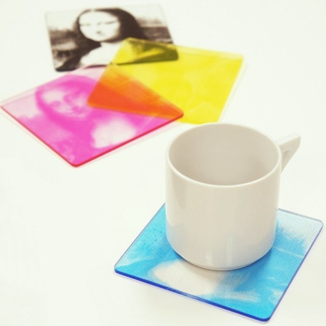 CMYK Color Print Coasters #tech #flow #gadget #gift #ideas #cool