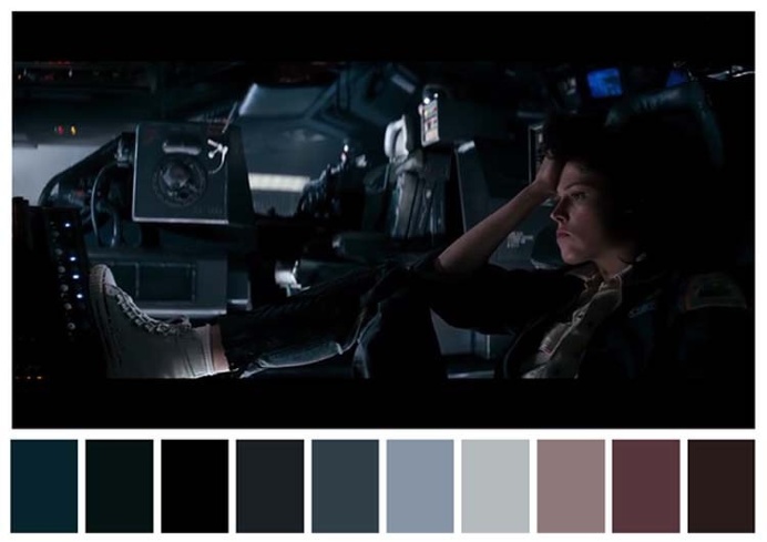 Tweeter Posts Color Palettes from Popular Movie Scenes