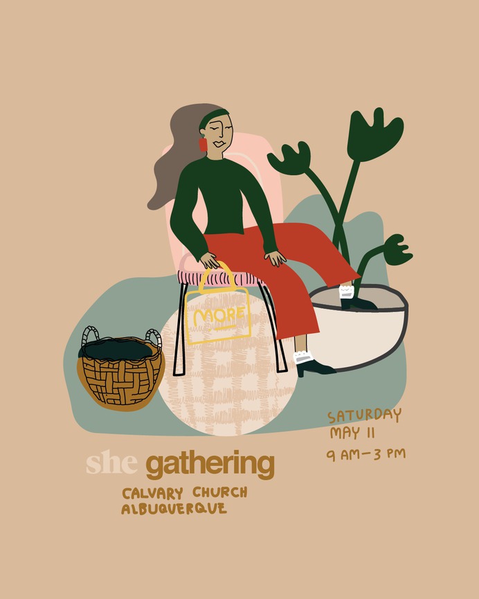 Event poster and illustration | By Brittany Byrne for Sheologie | MINIMAL, NATURAL, WOMAN, FASHION + STYLE