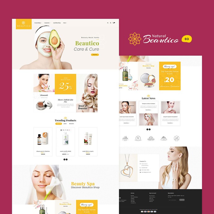#Beautico #Beauty #Health - #Opencart #MultiPurpose #Responsive #Theme | #TemplateTrip #eCommerce #Website #Design #Template
