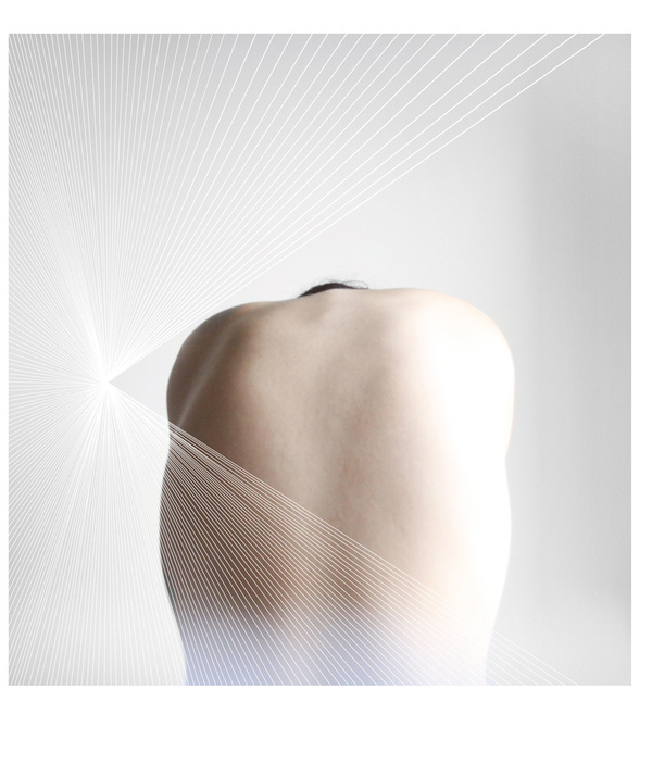 "that which is above metaphysics" #white #lines #girl #self #illustrator #geometric #portrait