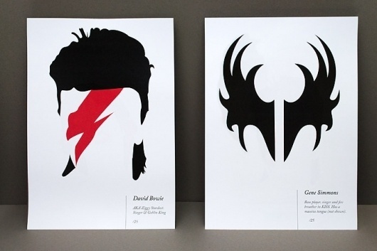 Jem Pomak | Graphic Designer #vector #rock #icons #illustration #bowie