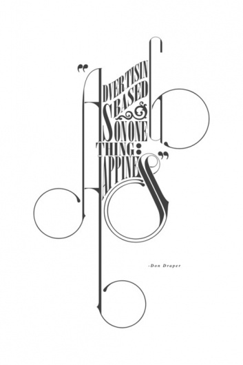 tumblr_m33esi0hOh1rrc2duo1_500.jpg (500×750) #quote #mad #men #typography